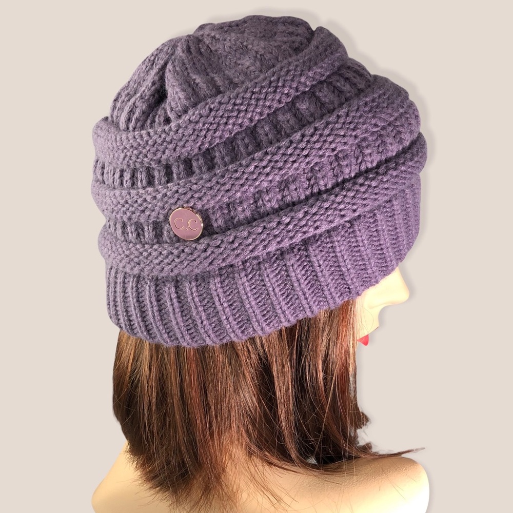 CC EXCLUSIVES Plum Tam with metal medallions OS